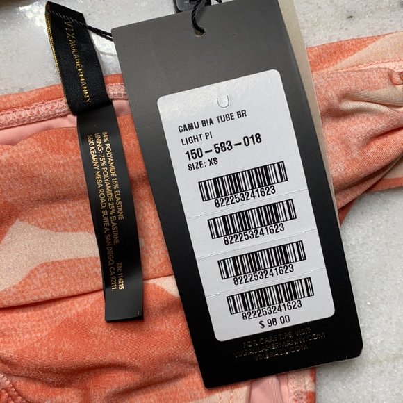 NWT Vix Paula Hermanny Camu Light Pink Bikini Set - Picture 11 of 15